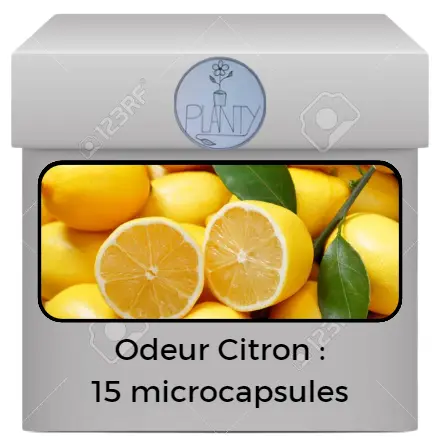 Boîte de 15 microcapsules odeur Citron