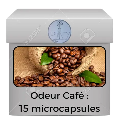 Boîte de 15 microcapsules odeur Café