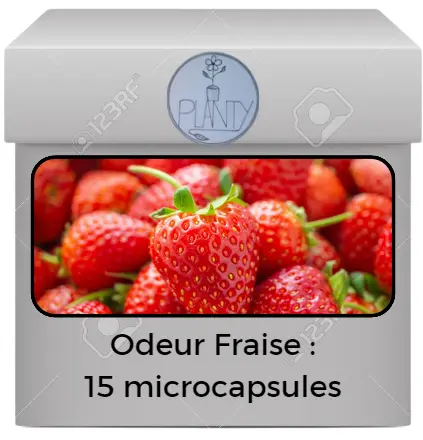 Boîte de 15 microcapsules odeur Fraise