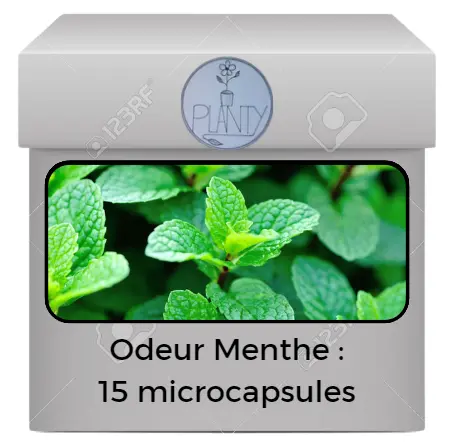 Boîte de 15 microcapsules odeur Menthe