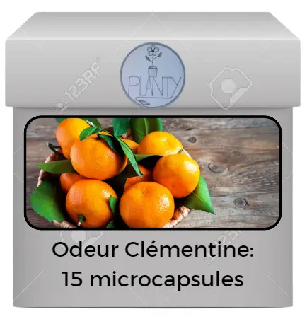 Boîte de 15 microcapsules odeur Clémentine
